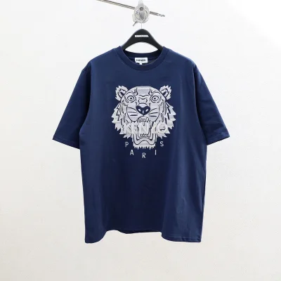 Футболка Kenzo Large Print "Blue" фото № 2