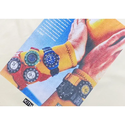Футболка Kith Hands And Watches "Beige" фото № 7