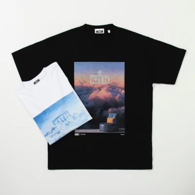 Футболка Kith Clouds "Black" фото № 2
