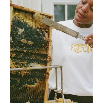 Футболка Kith Flame Logo "White" фото № 5 Футболка Kith Flame Logo "White" фото № 5