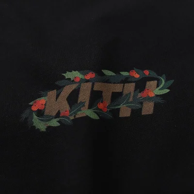 Футболка Kith Leaf "Black" фото № 6