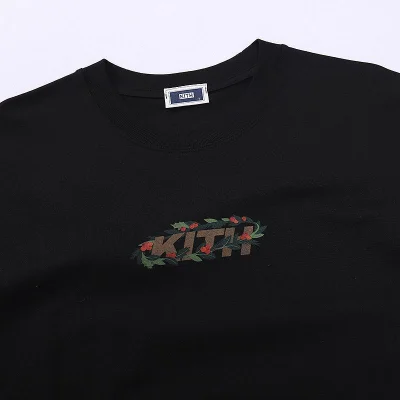 Футболка Kith Leaf "Black" фото № 3