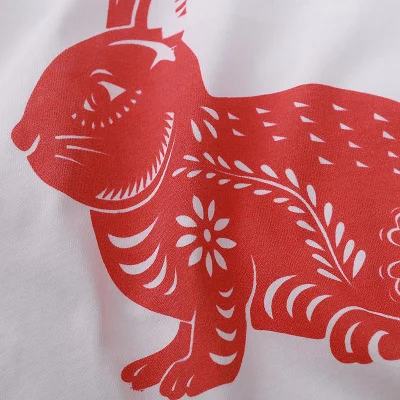 Футболка Kith Rabbit Year "White" фото № 4