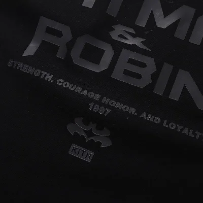 Футболка Kith Batman and Robin "Black" фото № 8