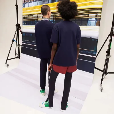 Футболка Lacoste Logo Ball "Blue" фото № 3