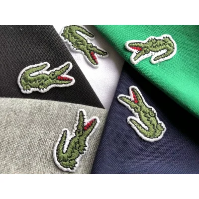 Футболка Lacoste Embroidered Small Front Logo "Gray" фото № 3