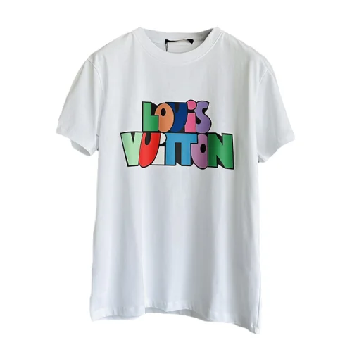 Футболка Louis Vuitton Cartoon Letters "White"