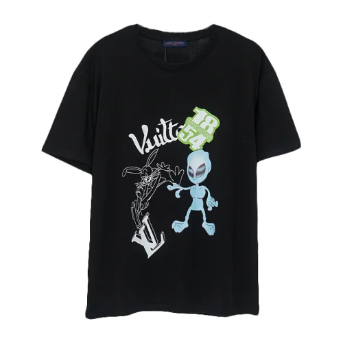 Футболка Louis Vuitton Rabbit And The Alien "Black"