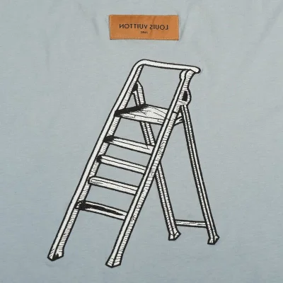 Футболка Louis Vuitton Repair "Blue/Gray" фото № 7 Футболка Louis Vuitton Repair "Blue/Gray" фото № 7