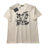 Футболка Louis Vuitton With Graphic Bird Print