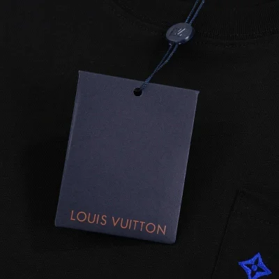 Футболка Louis Vuitton Patterned Pocket "Black" фото № 5