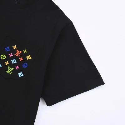 Футболка Louis Vuitton Patterned Pocket "Black" фото № 6