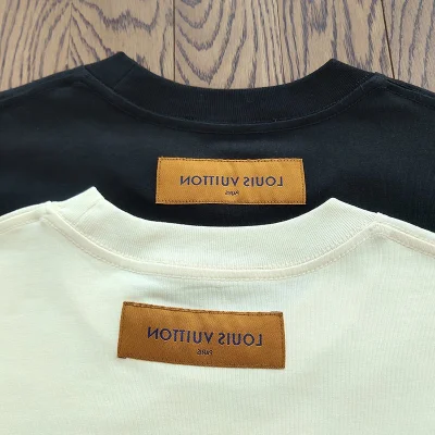 Футболка Louis Vuitton X Chrome Hearts With Logos "Black" фото № 4