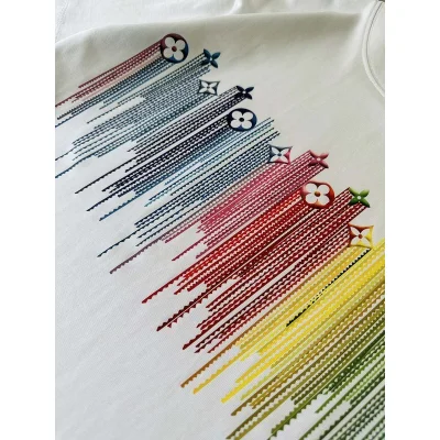 Футболка Louis Vuitton Waterfall Logo "White" фото № 5