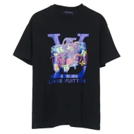 Футболка Louis Vuitton Bright-Unusual Suitcase "Black"