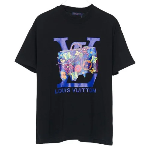 Футболка Louis Vuitton Bright-Unusual Suitcase "Black"