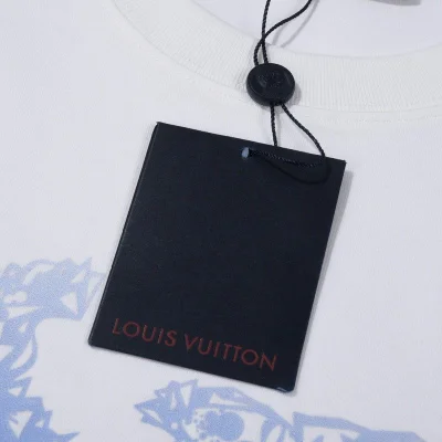 Футболка Louis Vuitton With Shades Of Blue "White" фото № 4