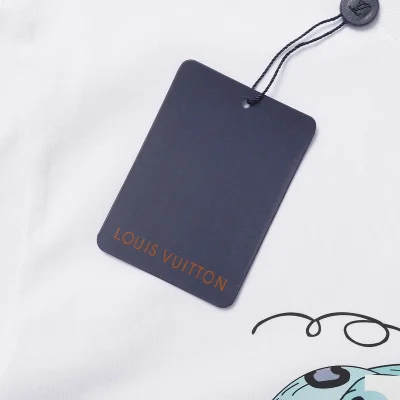 Футболка Louis Vuitton With Colored Pumpkin Print "White" фото № 3