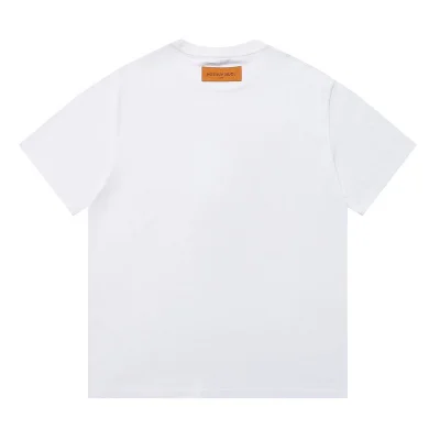 Футболка Louis Vuitton With Colored Pumpkin Print "White" фото № 8