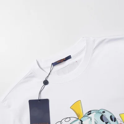 Футболка Louis Vuitton With Colored Pumpkin Print "White" фото № 6