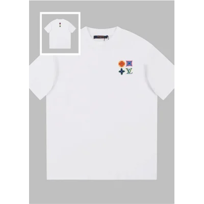 Футболка Louis Vuitton With Four Emblems "White" фото № 2