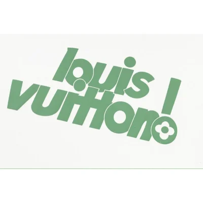 Футболка Louis Vuitton With Text Logo - In Monochrome Style "White" фото № 2