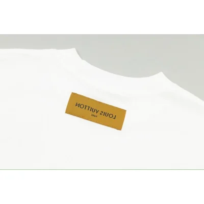 Футболка Louis Vuitton With Text Logo - In Monochrome Style "White" фото № 3