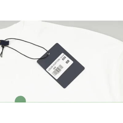 Футболка Louis Vuitton With Text Logo - In Monochrome Style "White" фото № 4