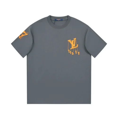 Футболка Louis Vuitton With Hanging People On The Logo "Gray"