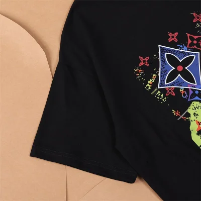 Футболка Louis Vuitton Logo Symbols In Square "Black" фото № 8