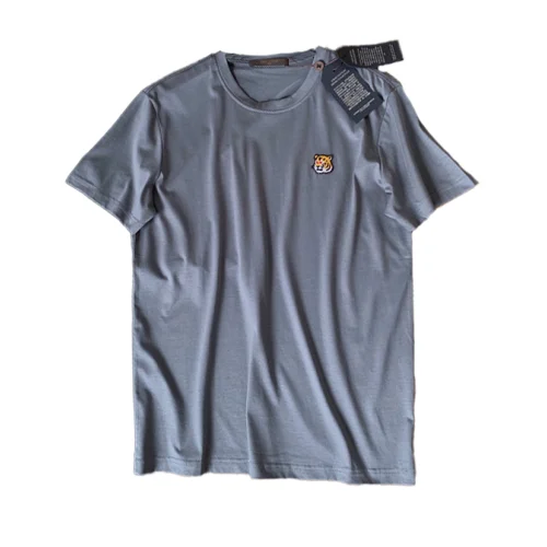 Футболка Louis Vuitton Little Cute Tiger Emblem "Gray"