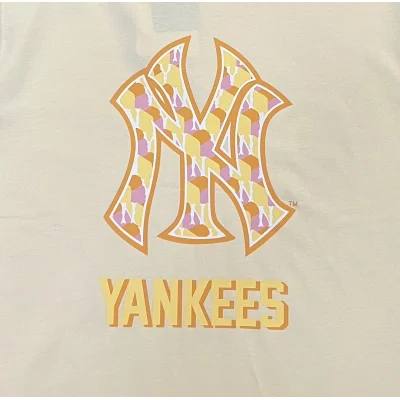 Футболка MLB Yankees "Beige" фото № 4