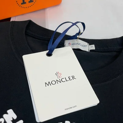 Футболка Moncler Logo From Text "Black" фото № 3