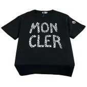 Футболка Moncler Logo From Text "Black"