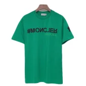Футболка Moncler Inscription With Upside Down Letters "Green"