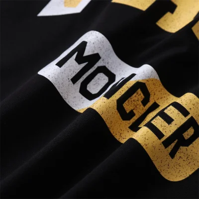 Футболка Moncler Gold Inscription Palm "Black" фото № 8