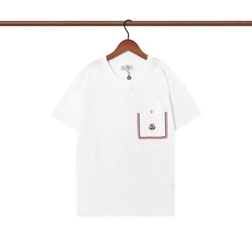 Футболка Moncler Closed Pocket "White"