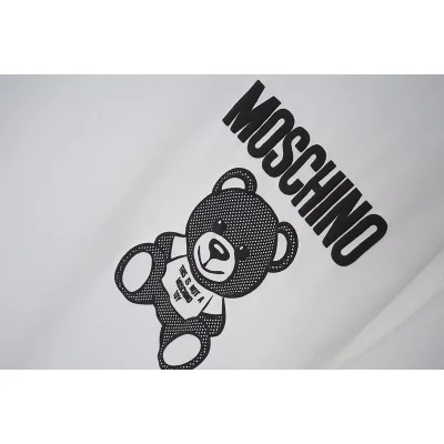 Футболка Moschino Small Bear Front Print "White" фото № 3