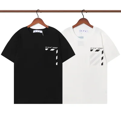 Футболка Off White Striped Pocket "Black" фото № 3