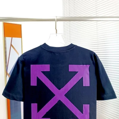 Футболка Off White Angels "Black" фото № 4