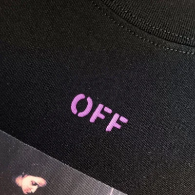 Футболка Off White Angels "Black" фото № 5