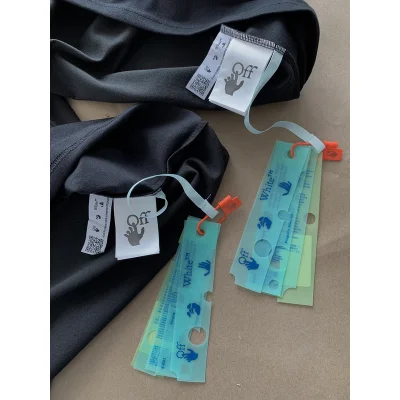 Футболка Off White Drawing on the Back "Black" фото № 7