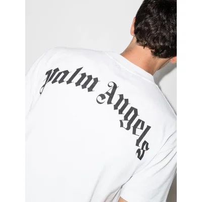 Футболка Palm Angels Broken Shark "White" фото № 2