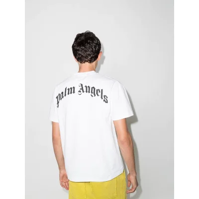 Футболка Palm Angels Broken Shark "White" фото № 3