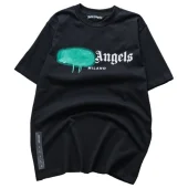 Футболка Palm Angels Painted Over "Black/Green"