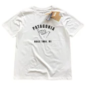 Футболка Patagonia Fingers Gesture Front Print "White"