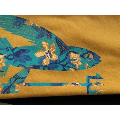 Футболка Patagonia Fish With Trident Back Print "Yellow" фото № 5