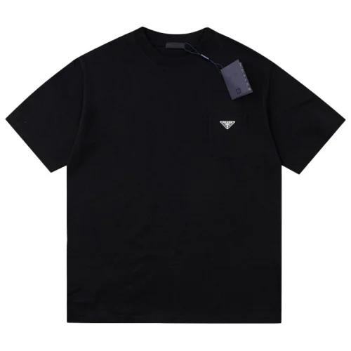 Футболка Prada With Tin Logo "Black"