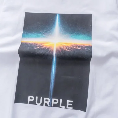 Футболка Purple Brand Shine View "White" фото № 3 Футболка Purple Brand Shine View "White" фото № 3