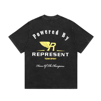 Футболка Represent Team Spirit R Wing "Black" фото № 2